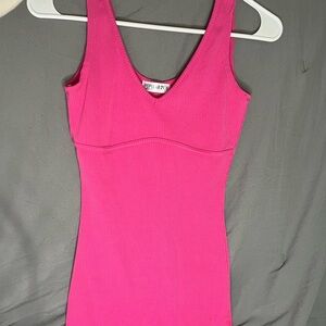 Popular21 hot pink mini dress
